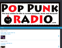 Tablet Screenshot of poppunkradio.com